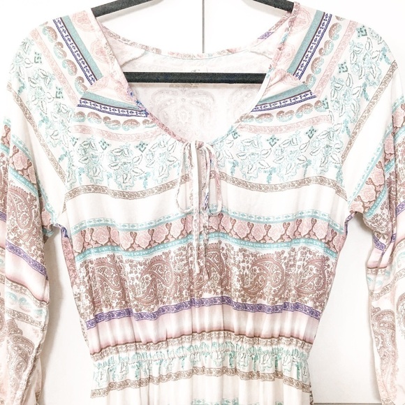 BOHEMIAN Pastel printed Dress - Picture 2 of 13